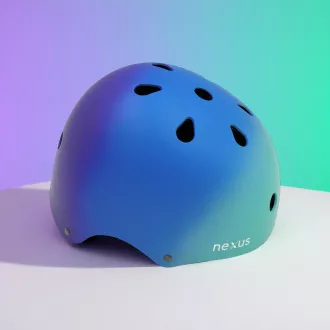 SKITT Kinder-Freestyle-Helm NEXUS Edition, Regenbogen, S (48-53cm)