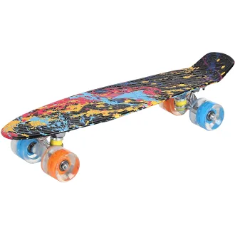 Pennyboard ENERO SPLASH, 56 cm mit LED-Rädern