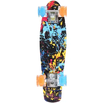 Pennyboard ENERO SPLASH, 56 cm mit LED-Rädern