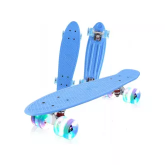 Pennyboard mit LED-Rädern, 56 cm LIGHT BLUE