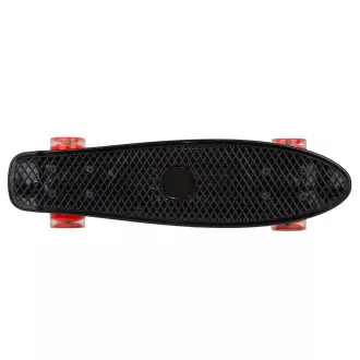 Pennyboard mit LED-Rädern, 56 cm SCHWARZ/ROT Pennyboard mit LED-Rädern, 56 cm SCHWARZ/ROT