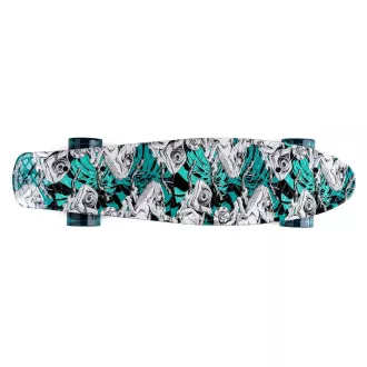 Pennyboard MOVINO Chameleon (DoublePrint) mit LED-Rädern, 56cm