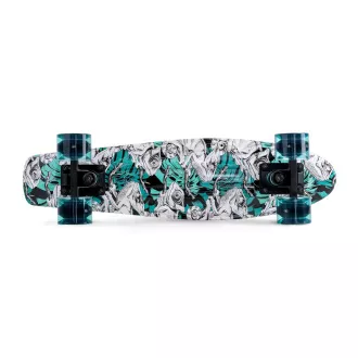 Pennyboard MOVINO Chameleon (DoublePrint) mit LED-Rädern, 56cm