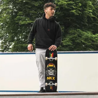 Skateboard NKX Rasta-Schädel