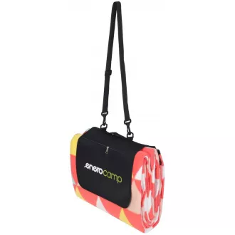 Picknickdecke ENERO SPRING ORANGE mit ALU-Bezug, 200x180 cm