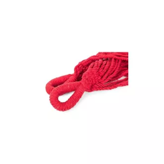 Faltbare Hängematte aus Baumwolle, rot-gelb, 260x80cm