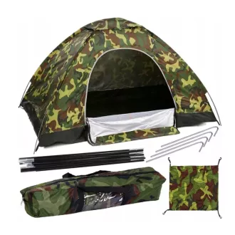 Touristikzelt für 4 Personen Camouflage 2 x 2,5 m Touristikzelt für 4 Personen Camouflage 2 x 2,5 m