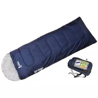 Touristenschlafsack Royokamp QUEST 210x70 cm, dunkelblau, Dunkelblau