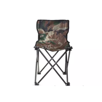 Klappbarer Campingstuhl (ohne Armlehnen), camouflage, Light camouflage Klappbarer Campingstuhl (ohne Armlehnen), camouflage, Light camouflage