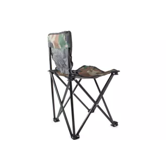 Klappbarer Campingstuhl (ohne Armlehnen), camouflage, Light camouflage Klappbarer Campingstuhl (ohne Armlehnen), camouflage, Light camouflage