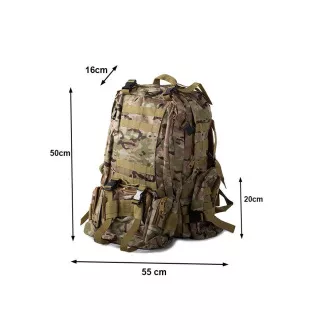 Lynx Tarnrucksack, militärisches Tarnmuster - 48,5 l, Wüstentarn
