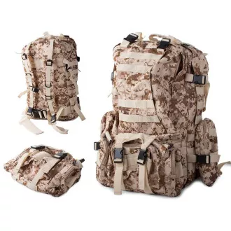 Lynx Tarnrucksack, militärisches Tarnmuster - 48,5 l, Wüstentarn