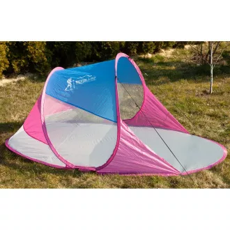 Strand-Faltzelt PARAWAN, rosa-blau Strand-Faltzelt PARAWAN, rosa-blau
