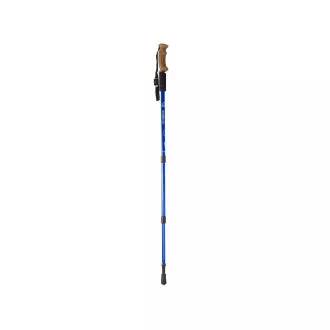 Nordic Walking-Trekkingstöcke mit ergonomischem Korkgriff, 135 cm, 2 Stück, Blau
