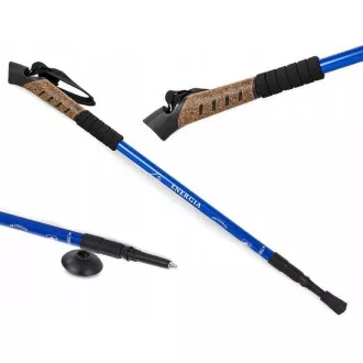 Nordic-Walking-Trekkingstöcke mit Korkgriff, 135 cm, 2 Stück, Rot