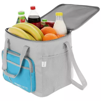Thermotasche ENERO CAMP 36x25x33 cm, 30 l, grau-blau Thermotasche ENERO CAMP 36x25x33 cm, 30 l, grau-blau