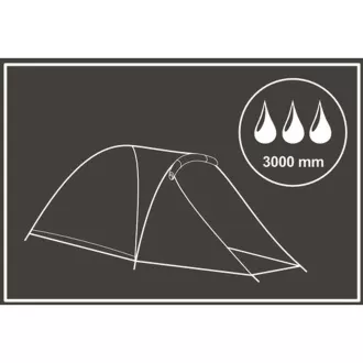 Touristikzelt ENERO CAMP 275x150x105 cm, für 2 Personen