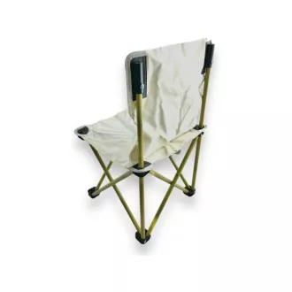 Kleiner klappbarer Campingstuhl 35x35x60 cm, Schwarz