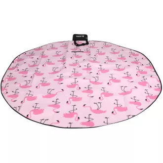 Runde Picknick-Decke 200 cm mit ALU-Bezug FLAMINGO Runde Picknick-Decke 200 cm mit ALU-Bezug FLAMINGO