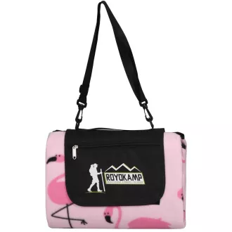 Runde Picknick-Decke 200 cm mit ALU-Bezug FLAMINGO Runde Picknick-Decke 200 cm mit ALU-Bezug FLAMINGO