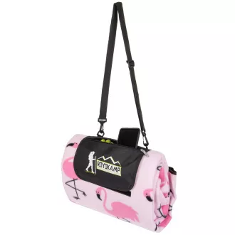 Runde Picknick-Decke 200 cm mit ALU-Bezug FLAMINGO Runde Picknick-Decke 200 cm mit ALU-Bezug FLAMINGO