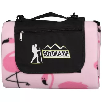 Runde Picknick-Decke 200 cm mit ALU-Bezug FLAMINGO Runde Picknick-Decke 200 cm mit ALU-Bezug FLAMINGO
