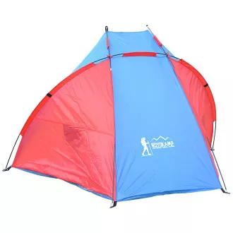 Strandzelt ROYOKAMP 200x100x105 cm, rot-blau