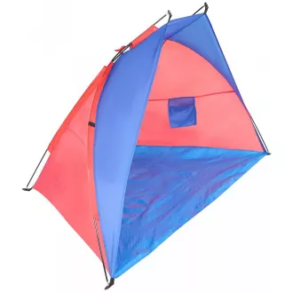 Strandzelt ROYOKAMP 200x100x105 cm, rot-blau