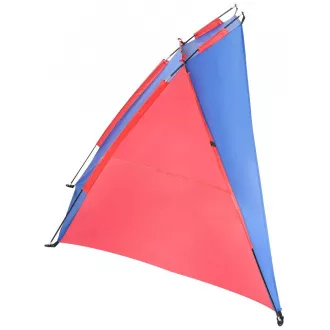 Strandzelt ROYOKAMP 200x100x105 cm, rot-blau