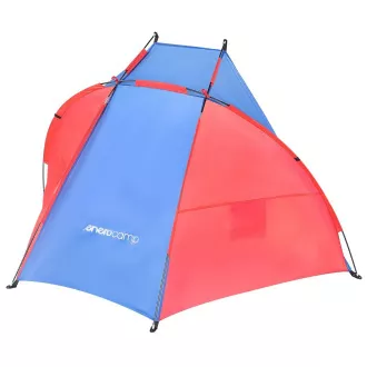 Strandzelt ROYOKAMP 200x100x105 cm, rot-blau