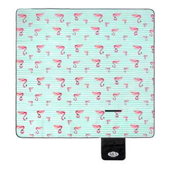 Picknick-Decke 200x200 cm MINT FLAMINGO Picknick-Decke 200x200 cm MINT FLAMINGO