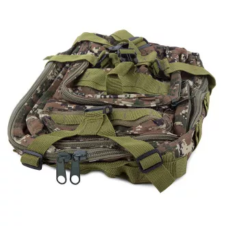 Militärischer Wanderrucksack 30 l, Schwarz