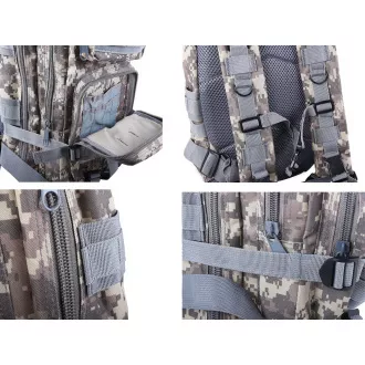 Militärischer Wanderrucksack 30 l, Schwarz