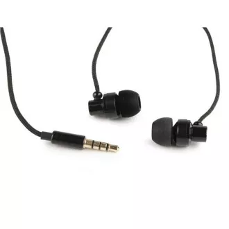 GEMBIRD Kopfhörer mit Mikrofon MHS-EP-CDG-B für MP3, Metall, Schwarz GEMBIRD Kopfhörer mit Mikrofon MHS-EP-CDG-B für MP3, Metall, Schwarz