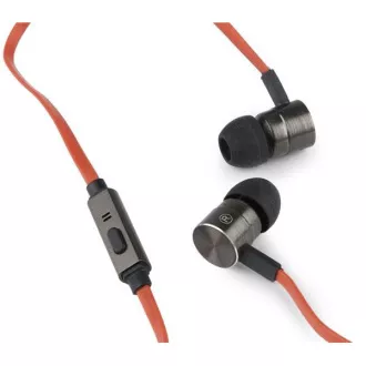 GEMBIRD Kopfhörer mit Mikrofon MHS-EP-LHR für MP3, Metall, Schwarz GEMBIRD Kopfhörer mit Mikrofon MHS-EP-LHR für MP3, Metall, Schwarz