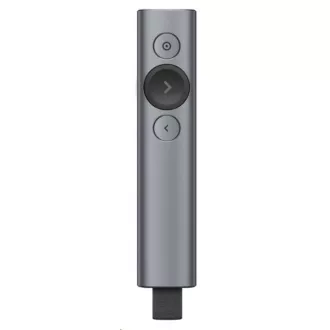 Logitech Presenters Spotlight Plus, kabellos, Bluetooth, dunkelgrau