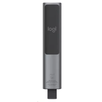 Logitech Presenters Spotlight Plus, kabellos, Bluetooth, dunkelgrau