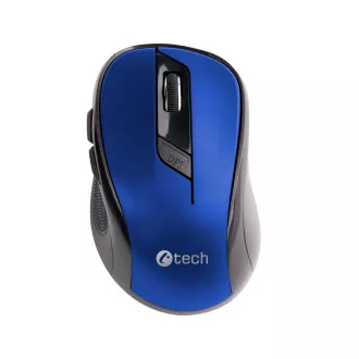 C-TECH Maus WLM-02, schwarz-blau, kabellos, 1600DPI, 6 Tasten, USB-Nano-Empfänger C-TECH Maus WLM-02, schwarz-blau, kabellos, 1600DPI, 6 Tasten, USB-Nano-Empfänger