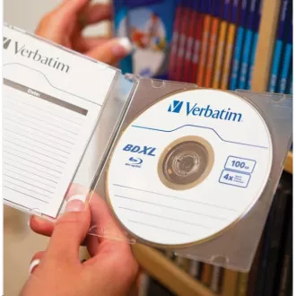 VERBATIM BD-R XL (5er-Pack) Blu-Ray / Jewel / DL / 4x / 100GB / BREITE WHITE INKJET BEDRUCKBARE HARDCOAT-OBERFLÄCHE VERBATIM BD-R XL (5er-Pack) Blu-Ray / Jewel / DL / 4x / 100GB / BREITE WHITE INKJET BEDRUCKBARE HARDCOAT-OBERFLÄCHE