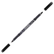 Marker Centropen duplex 3616 CD/DVD/BD schwarz zylindrische Spitze 0,6 und 2,5mm