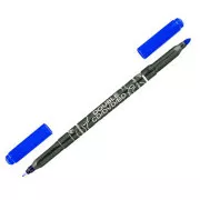Marker Centropen duplex 3616 CD/DVD/BD blau zylindrische Spitze 0,6 und 2,5mm
