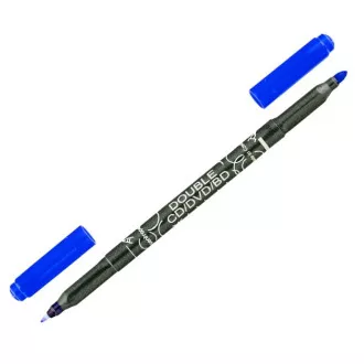 Marker Centropen duplex 3616 CD/DVD/BD blau zylindrische Spitze 0,6 und 2,5mm
