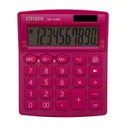 Citizen Taschenrechner SDC810NRPKE, rosa, Tischrechner, zehn Ziffern, doppelte Stromversorgung
