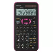 Sharp Taschenrechner EL-520XPK, schwarz und rosa, wissenschaftlich