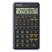 Sharp Taschenrechner EL-501TVL, lila, wissenschaftlich, zehnstellig
