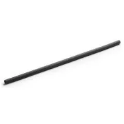 EURO STRAWS - Natürlicher Mineralstrohhalm Cocktail 5x140mm, Anthrazit, 250Stück