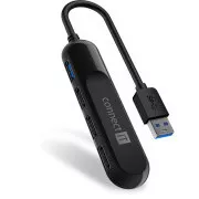CONNECT IT USB-A-Hub USB 3.0, extern, SCHWARZ