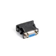 LANBERG Adapter DVI-I (M) (24 5) Dual Link auf VGA (F), schwarz