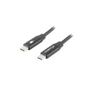 LANBERG USB-C M/M 2.0 Kabel 1,8m, schwarz, Schnellladung 4.0