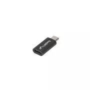 LANBERG USB-C (F) 2.0 auf USB MICRO (M) Adapter, schwarz